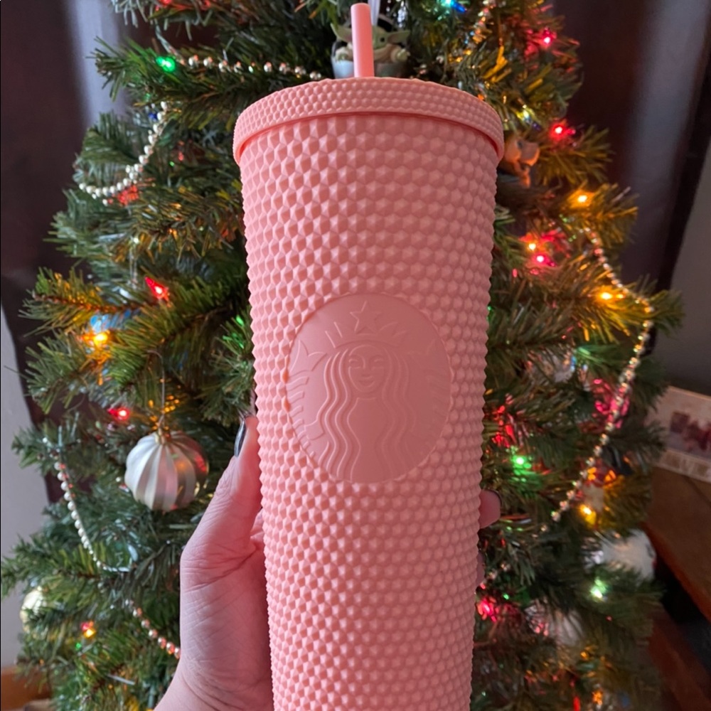 STARBUCKS LIGHT PINK LIMITED EDITION STUDDED CUP